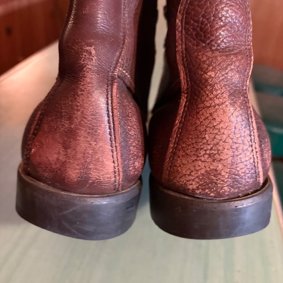 Vintage Mens Irish Setter 10" Insulated Soft Toe Leather Boots Size 12 D - Picture 5 of 12